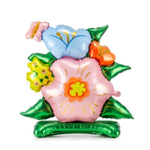 Stehender Folienballon Blumen