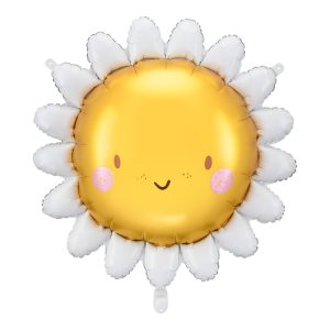 Folienballon Sonne/Blümchen