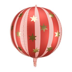 Folienballon Sternenkugel, rot