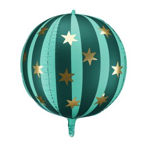 Folienballon Sternenkugel, grün