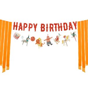 Happy Birthday Banner Zirkus