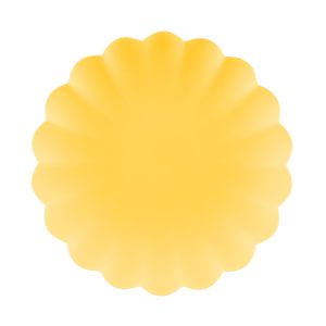 Plastikteller Rüsche