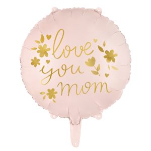 Folienballon "love you mom"
