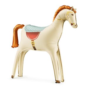 Folienballon Pferd stehend (beige)
