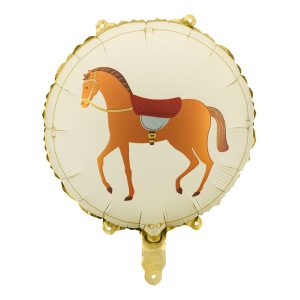 Folienballon Pferd rund