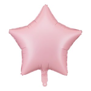 Folienballon Stern pastell rosa