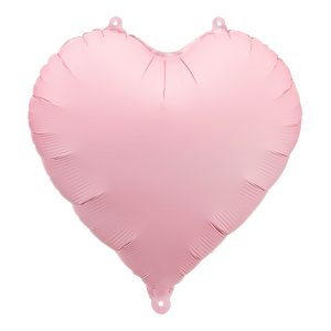 Folienballon Herz pastell rosa