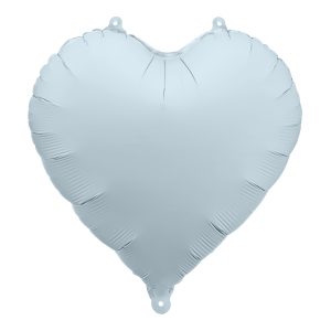 Folienballon Herz pastell blau