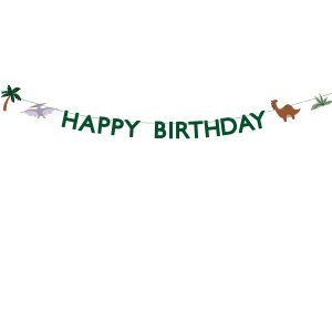 Happy Birthday Dino Banner