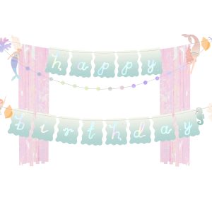 Banner Happy Birthday Meerjungfrau