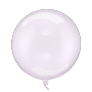 Folienballon Kugel transparent lila