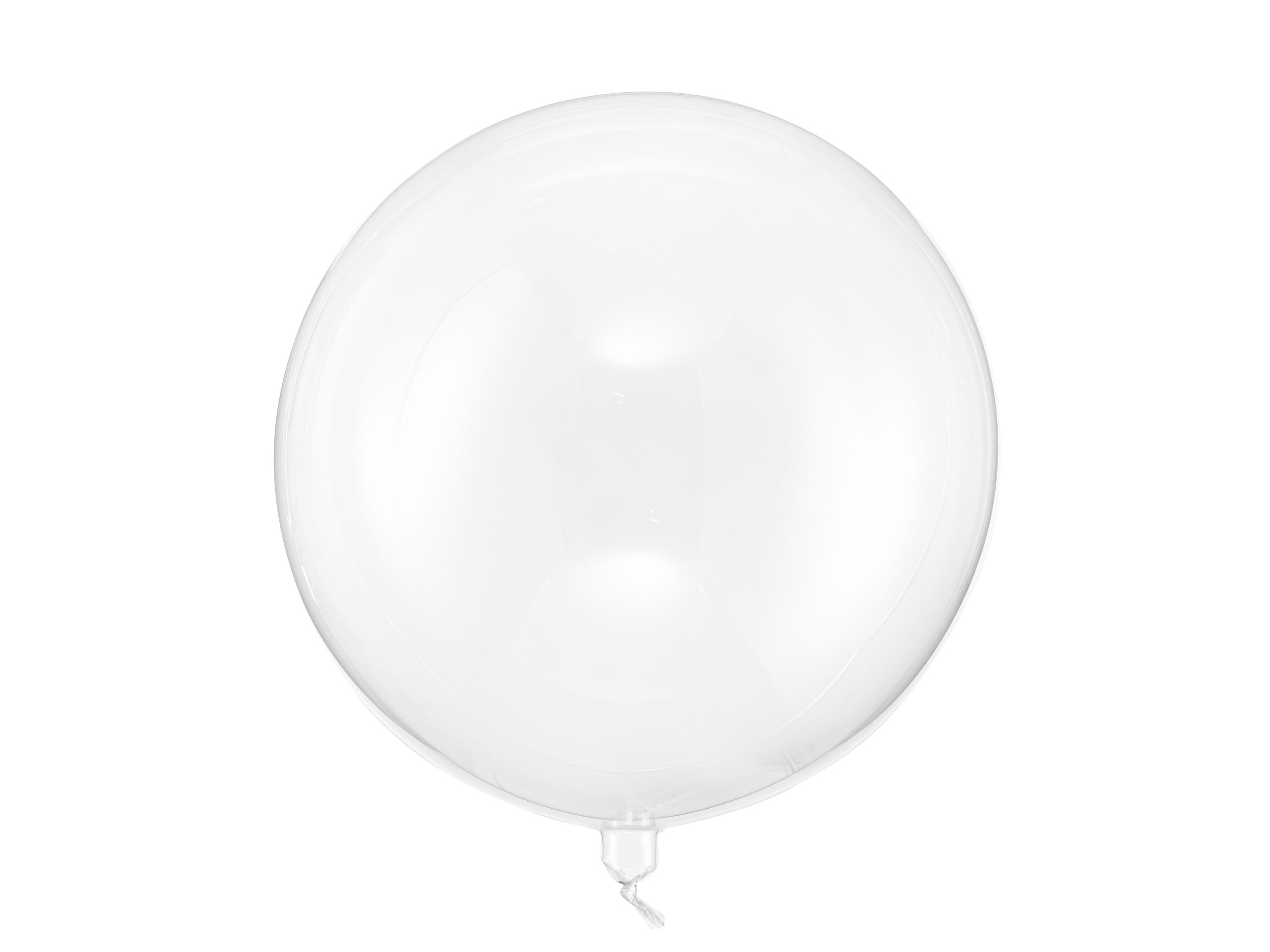 Folienballon Kugel transparent