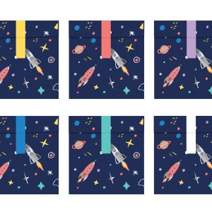 Süßigkeiten- / Geschenktüten Kosmos Rakete
