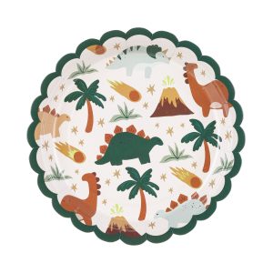 Pappteller Dinosaurier