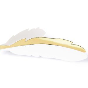 Tischkarten Feder Hochzeit / Taufe / Kommunion