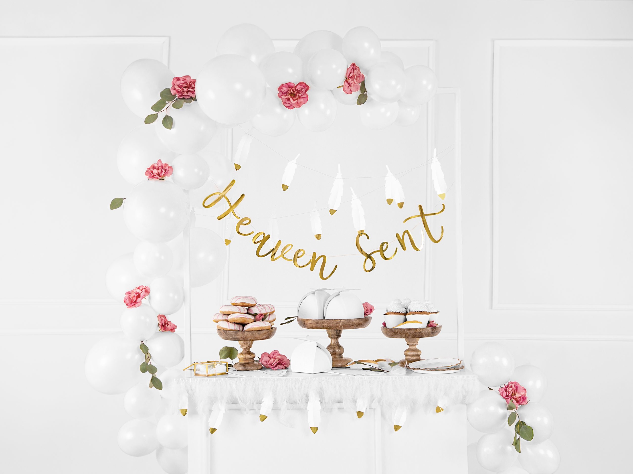 Tischkarten Feder Hochzeit / Taufe / Kommunion โ Bild 3